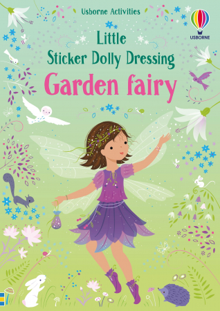 Gradina, natura - 9781801314879 Usborne Little Sticker Dolly Dressing Garden Fairy