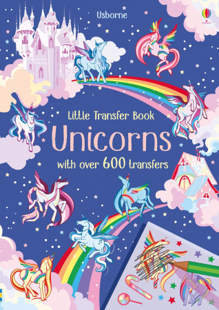 Unicorni - 9781474950930 Usborne Transfer Activity Book Unicorns