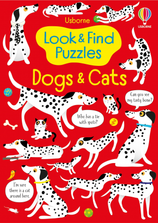 Vacanta de vara - 9781801319225 Usborne Look and Find Puzzles Dogs and Cats