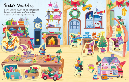9781803701301 Usborne First Sticker Book Christmas [4]
