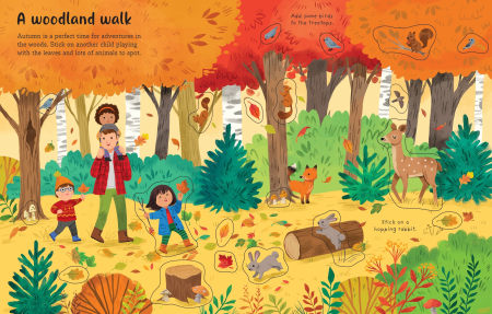 9781835409527 Usborne First Sticker Book Autumn [2]