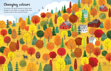 9781835409527 Usborne First Sticker Book Autumn [4]