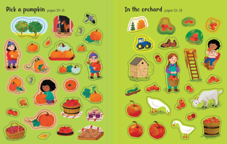 9781835409527 Usborne First Sticker Book Autumn [5]