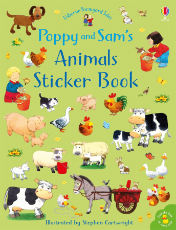 Ferma - 9781474952774 Usborne Poppy and Sam's Animals Sticker Book