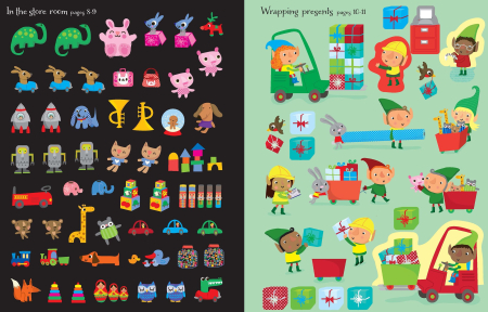 9781474942010 Santa's Elves Sticker Book [3]