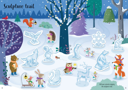 9781803703268 Usborne Sparkly Winter Sticker Book [1]