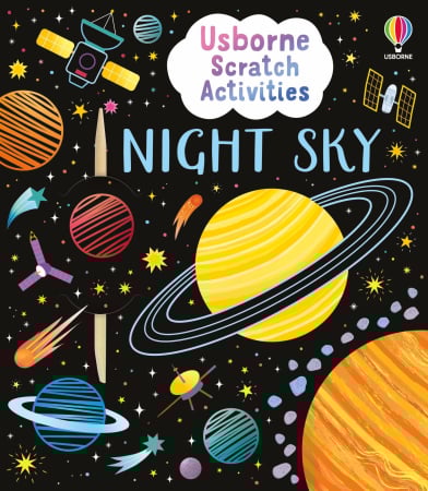 Carti de activitati - 9781836043270 Usborne Scratch Activities Night Sky