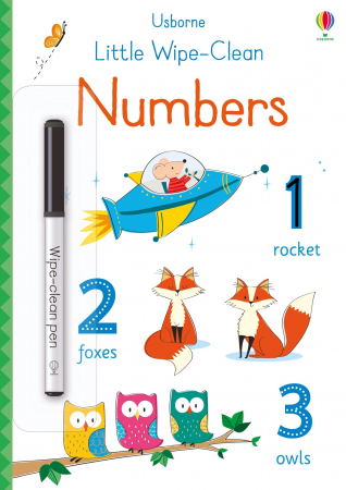 Activitati Usborne - 9781474951029 Usborne Little Wipe-Clean Numbers