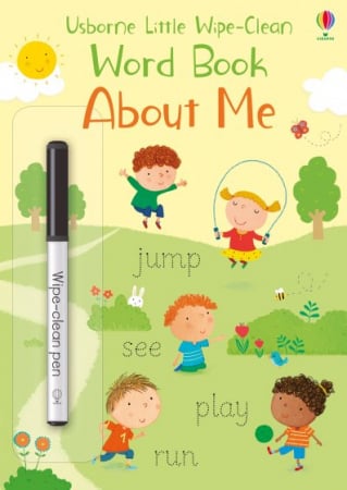 Activitati Usborne - 9781474968126 Usborne Little Wipe-Clean Word Book About Me