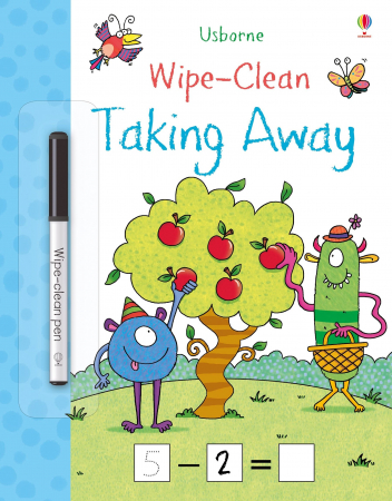 Activitati matematice - 9781474950923 Usborne Wipe-Clean Taking Away