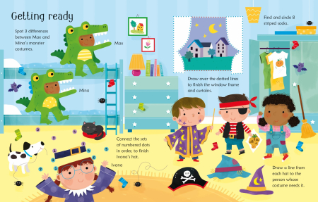 9781474981187 Usborne Wipe-Clean Halloween Activities [2]