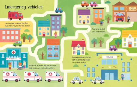 9781805316626 Usborne Wipe-Clean Things That Go Activities [2]