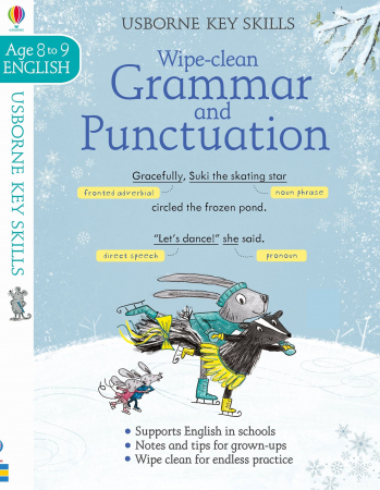 Copilasii invata - 9781474951180 Usborne Wipe-clean Grammar & Punctuation 8-9