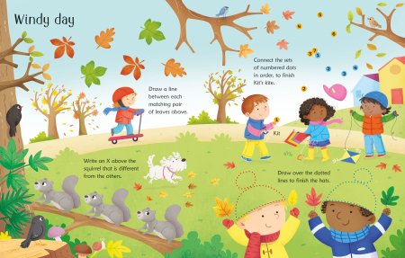 9781835408780 Usborne Wipe-Clean Autumn Activities [3]