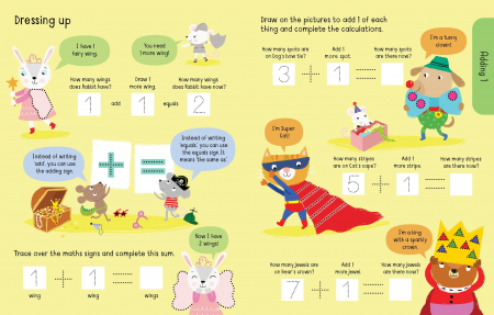 9781474986700 Usborne Early Years Wipe-Clean First Sums [1]