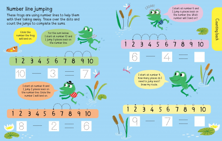 9781474986700 Usborne Early Years Wipe-Clean First Sums [3]