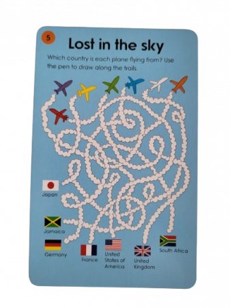 9780746099889 Usborne Wipe-clean cards: 50 things to do on a plane [9]