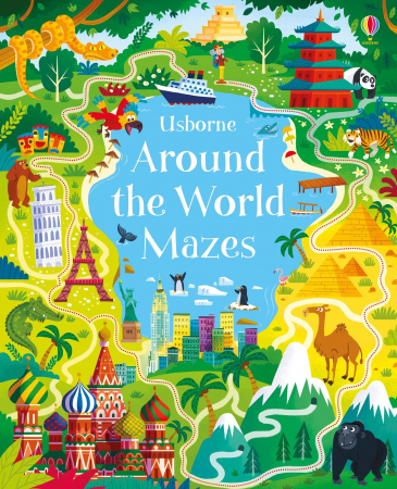Geografie - 9781474937511 Usborne Around the World Mazes
