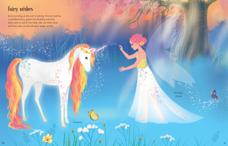 9781836049784 Usborne Sticker Dolly Dressing Rainbow Unicorns and Magical Kingdom [2]