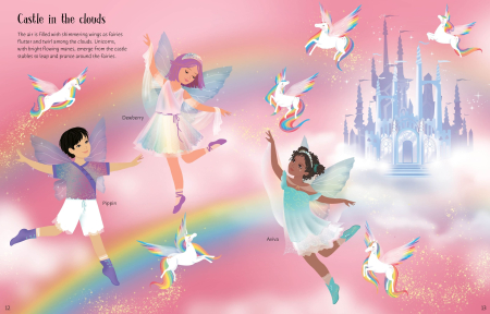 9781836049784 Usborne Sticker Dolly Dressing Rainbow Unicorns and Magical Kingdom [8]