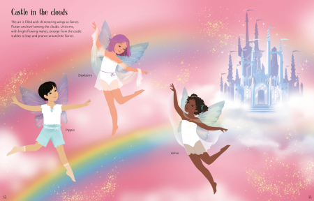9781836049784 Usborne Sticker Dolly Dressing Rainbow Unicorns and Magical Kingdom [3]