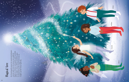 9781805072423 Usborne Sticker Dolly Dressing Christmas Fairies [5]