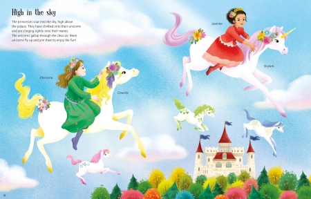 9781836042624 Usborne Sticker Dolly Dressing Unicorn Princesses [2]