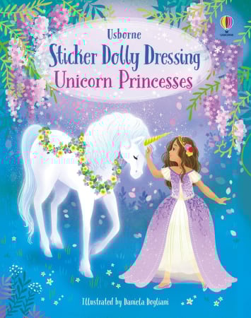 Activitati Usborne - 9781836042624 Usborne Sticker Dolly Dressing Unicorn Princesses