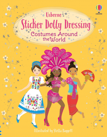 TEME populare - 9781474991957 Usborne Sticker Dolly Dressing Costumes Around the World
