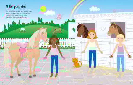 9781474990837 Usborne Sticker Dolly Dressing Dolls [1]