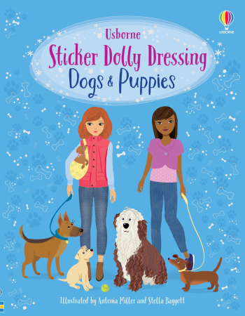 Printese, zane si papusi - 9781801313179 Usborne Sticker Dolly Dressing Dogs and Puppies