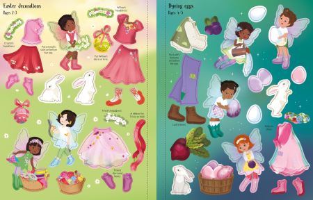 9781835408384 Usborne Sticker Dolly Dressing Easter Party [7]