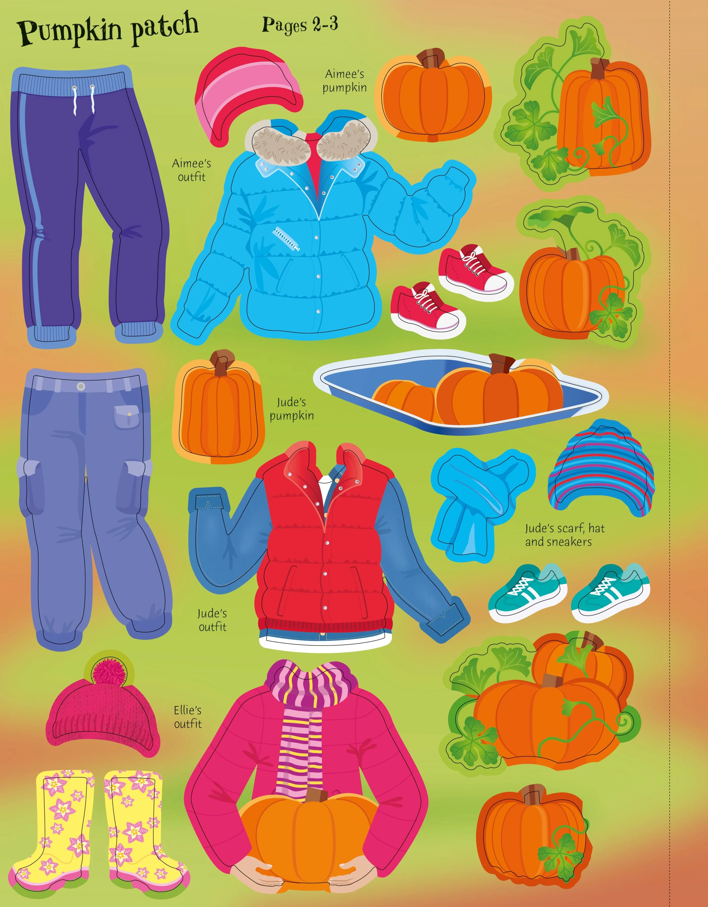 9781803707754 Usborne Sticker Dolly Dressing Trick or Treat [3]