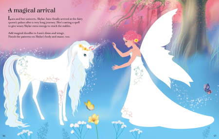 9781836042600 Usborne Sticker Dolly Dressing Magical Fairy Ball Activity Book [7]