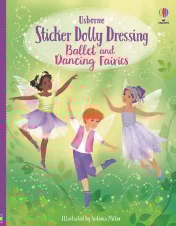 Balerine - 9781805315933 Usborne Sticker Dolly Dressing Ballet and Dancing Fairies