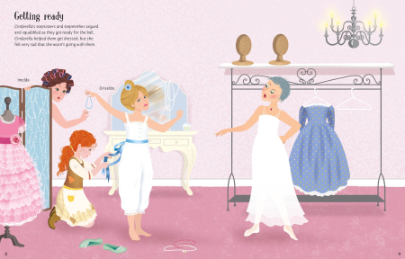 9781805076872 Usborne Sticker Dolly Dressing Cinderella [1]