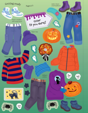 9781835408407 Usborne Sticker Dolly Dressing Halloween Party [2]