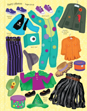 9781835408407 Usborne Sticker Dolly Dressing Halloween Party [8]