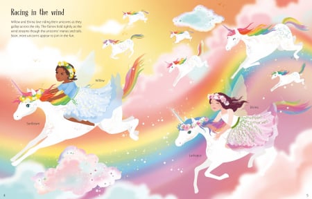 9781803707747 Usborne Sticker Dolly Dressing Rainbow Unicorns [4]