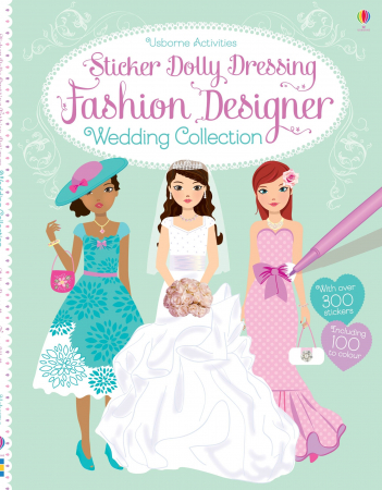 Stickers - 9781409581819 Usborne Sticker Dolly Dressing Fashion Designer Wedding Collection