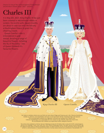 9781805314929 Usborne Sticker Kings & Queens [6]