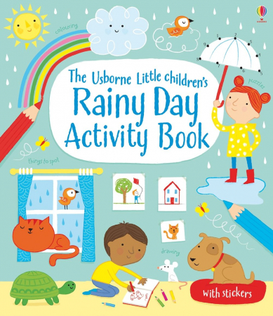 Carti de activitati - 9781409581697 Usborne Little Children's Rainy Day Activity book