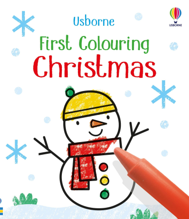 3-6 ani - 9781801312066 Usborne First Colouring Christmas