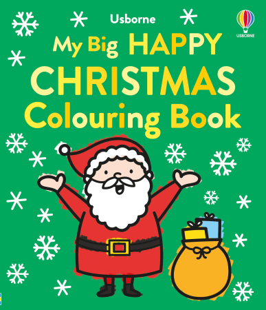 3-6 ani - 9781805072799 Usborne My Big Happy Christmas Colouring Book