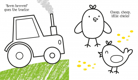 9781801319126 Usborne First Colouring Farm [2]
