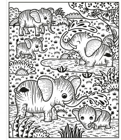 Carte de pictat cu apa "Magic painting book Zoo", Usborne [1]