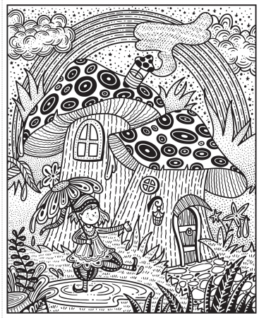 Carte de pictat cu apa "Magic painting book Rainbows", Usborne [3]