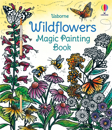 Gradina, natura - 9781803701219 Usborne Wildflowers Magic Painting Book