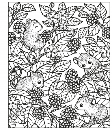 Carte de pictat cu apa "Magic painting book Woodland", Usborne [2]