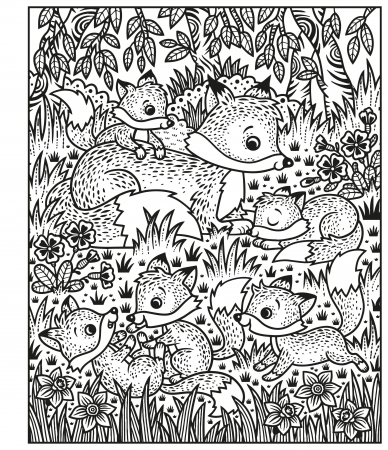 Carte de pictat cu apa "Magic painting book Woodland", Usborne [1]